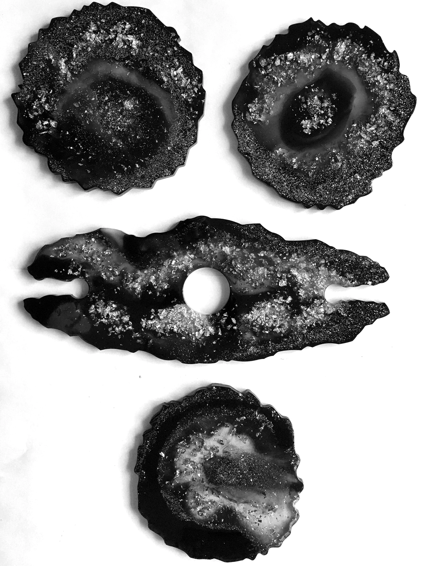 Résine époxy œuvres uniques 