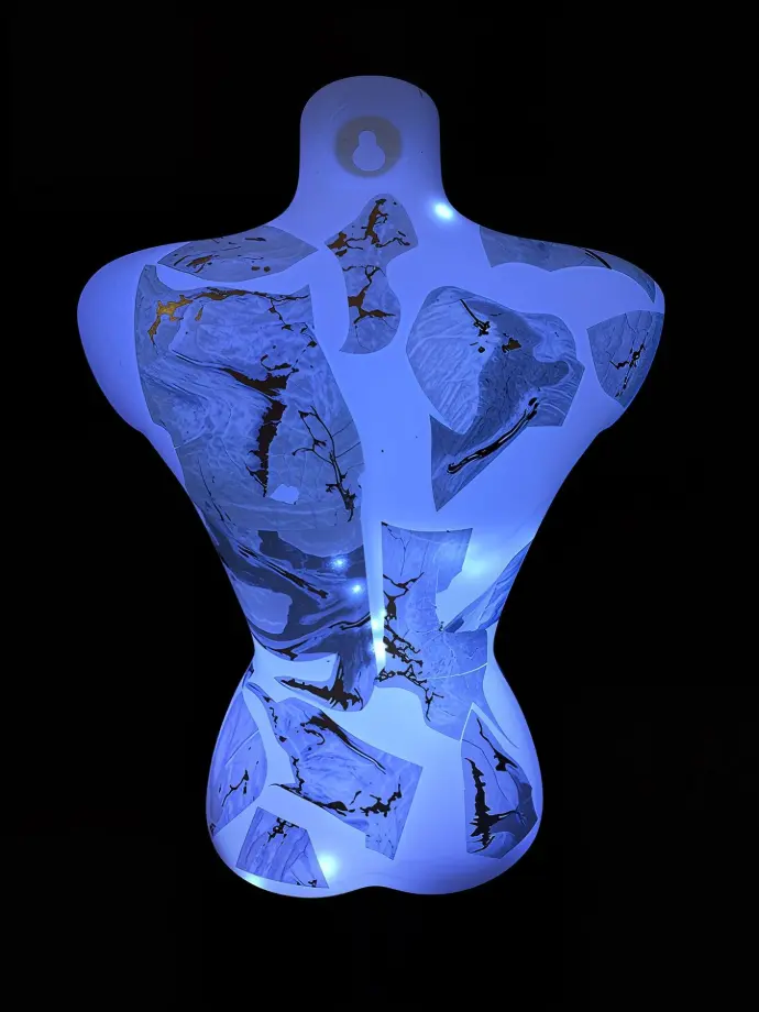 Œuvre unique en résine Élise Gonthier