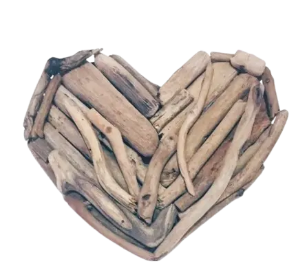 Œuvre unique en bois flottés Élise Gonthier