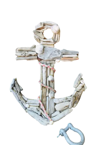 Œuvre unique en bois flottés Élise Gonthier