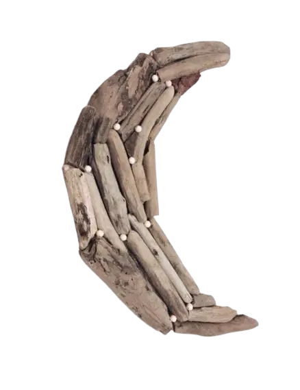 Œuvre unique en bois flottés Élise Gonthier